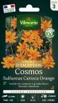 Fleurs - Cosmos Sulphureus Carioca - Graines d'Exception - face recto